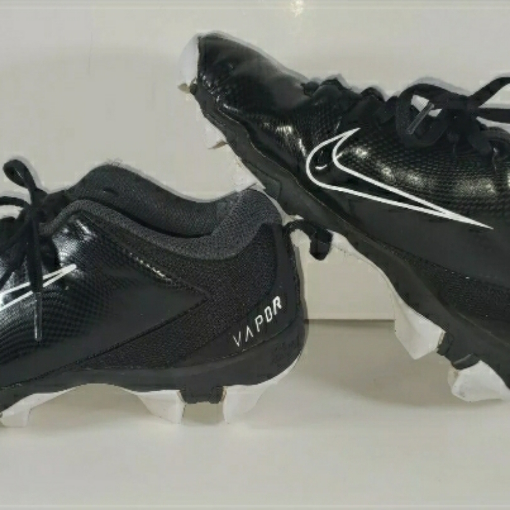 Nike Youth Baseball Cleats  2.5YR Vapor Black Whit